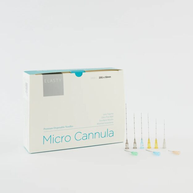 Cannulas (box of 24 elasty cannulas + punch needles)