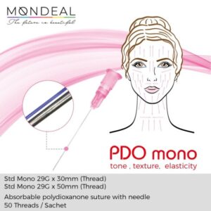 PDO Mono Threads 30mm (x 50 threads)