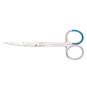 Multigate Iris Scissors Sharp Curved 11.5cm Sterile
