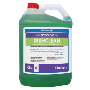 Whiteley Resolve Dishclean Manual Dishwashing Detergent 5 Litres