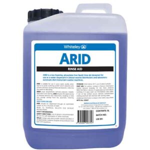 Whiteley Arid Rinse Aid Mildly Acidic Squat 5 Litres