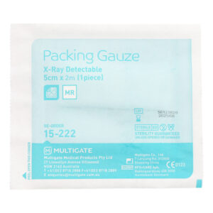Multigate Packing Gauzex -Ray Detectable Individually Wrapped 5cm X 2m Sterile