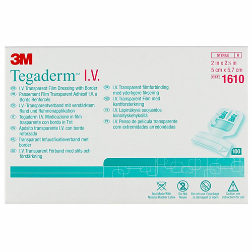 3M Tegaderm I.V. Transparent Film Dressing With Border Peripheral