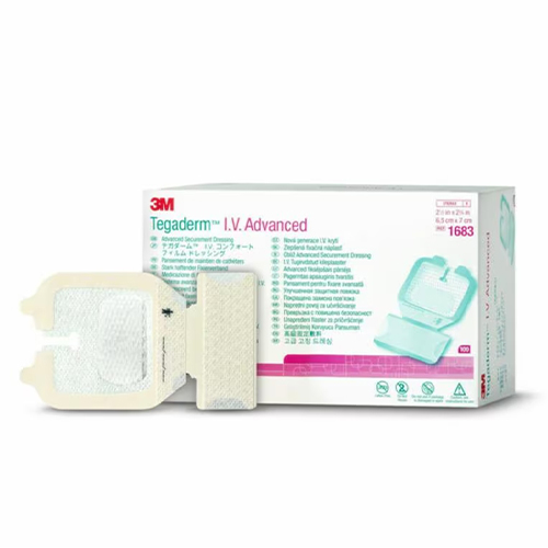 3M Tegaderm I.V. Advanced Securement Dressing Peripheral 6.5cm X 7cm