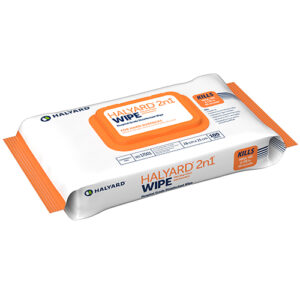 Halyard 2n1 Hospital Grade Disinfectant Wipes Soft 28 X 21cm