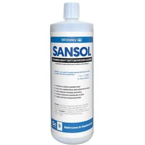 Whiteley Sansol Foaming Heavy Duty Disinfectant Bathroom Cleaner 1 Litre
