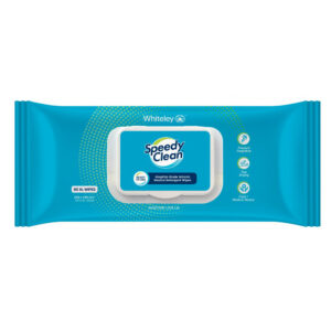 Whiteley Speedy Clean Hospital Grade Anionic Neutral Detergent Wipes Flat Pack
