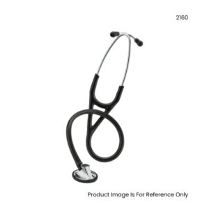3M Littmann Master Cardiology Stethoscope With Standard Finish Chestpiece Black 69cm Tube