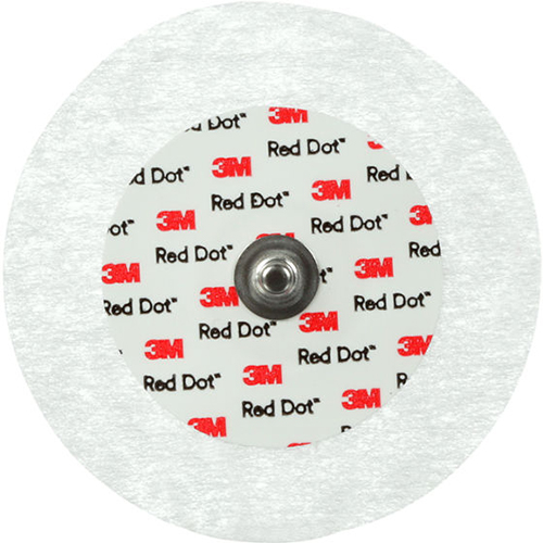 3M Red Dot Monitoring Electrodes with 3M Micropore Tape Backing - Pack of 50