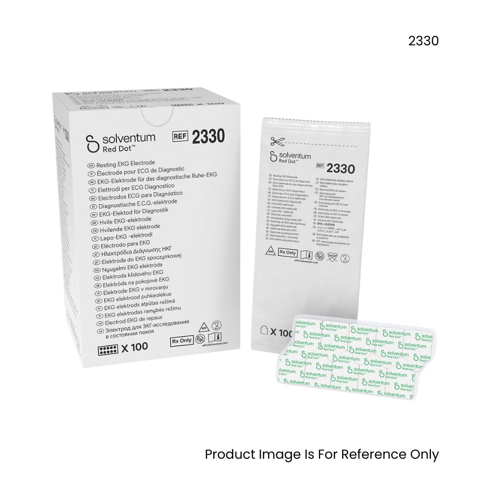 Solventum Red Dot Resting EKG Electrode