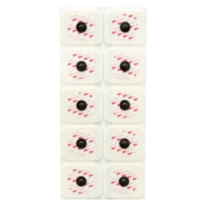 3M Red Dot Radiolucent Monitoring Electrode with Foam Tape and Sticky Gel - 20 PKT/CTN