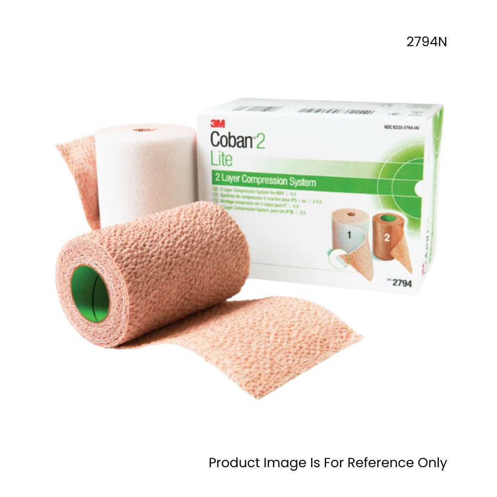 3M Coban 2 Layer Lite Compression System 1Kit 10cm X 2.6m