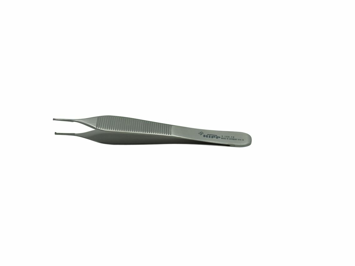 HIPP Tissue Forceps Adson 1x2 with Tying Platform 12cm