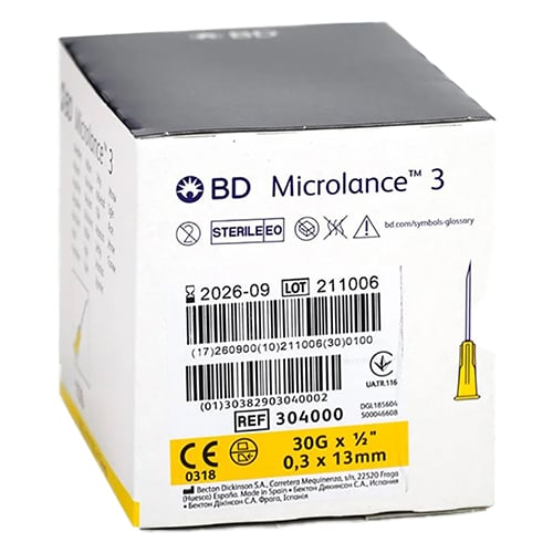 BD Needles Microlance 30G X 13mm