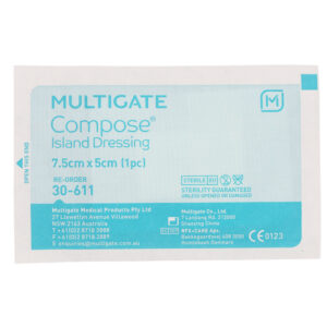 Multigate Compose Adhesive Island Dressing Sterile