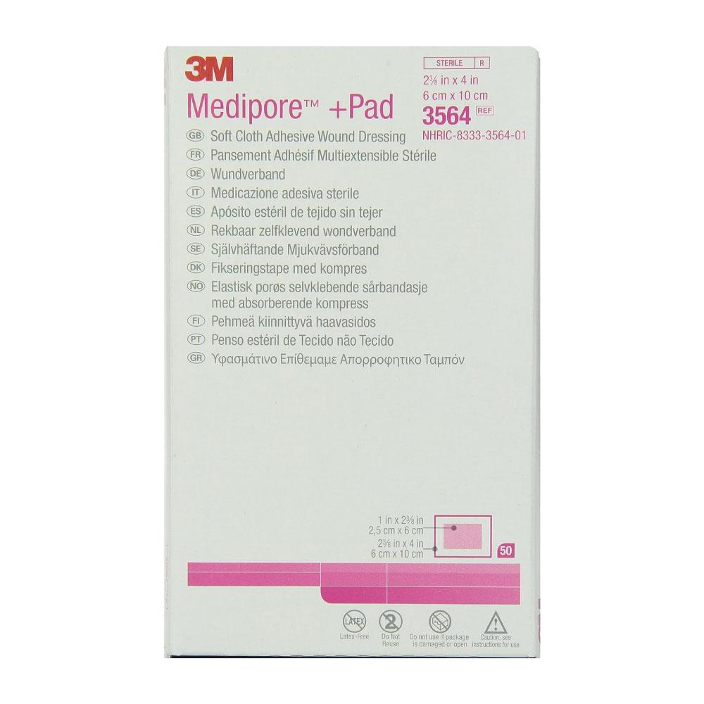3M Medipore Plus Pad Soft Cloth Adhesive Wound Dressing