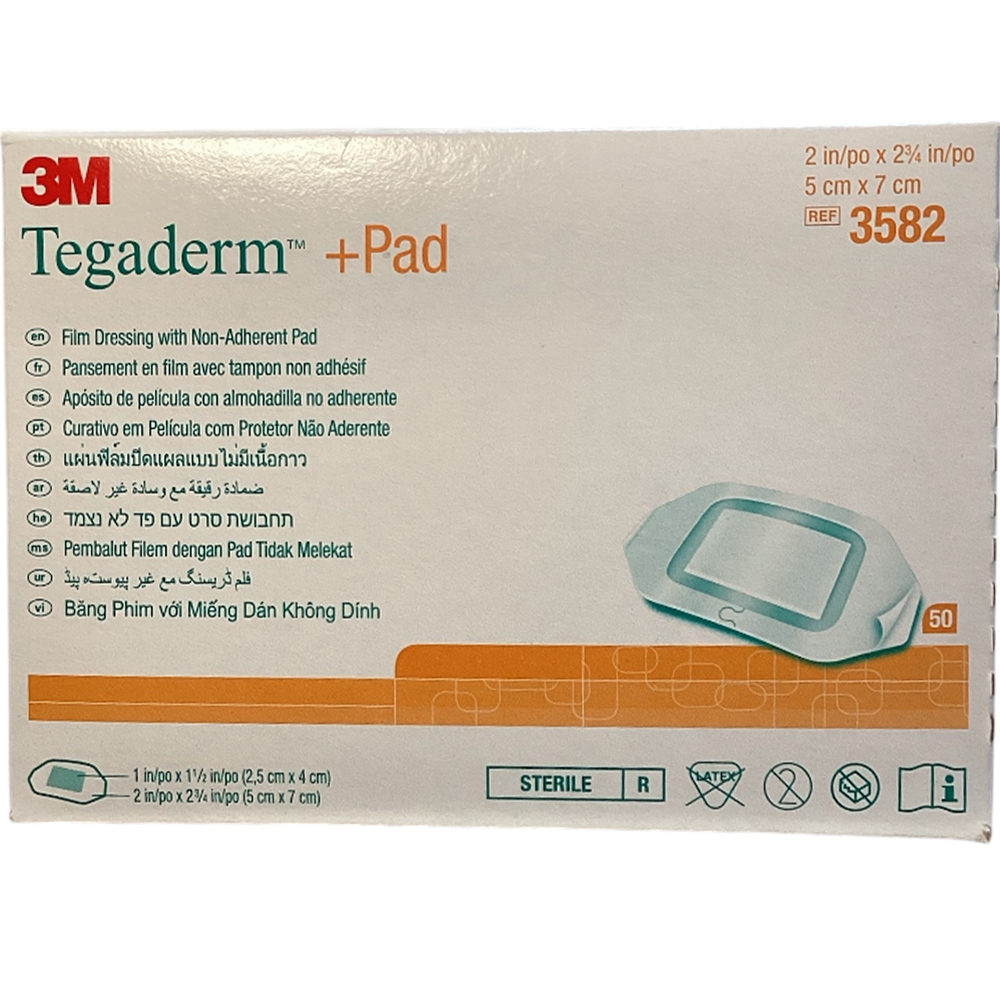 3M Tegaderm Plus Pad Film Dressing with Non-Adherent