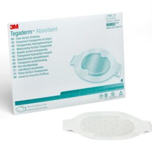 3M Tegaderm Absorbent Clear Acrylic Dressing Oval All Size