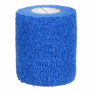 3M Coban Self-Adherent Wrap Blue 4.5m Fully Stretched