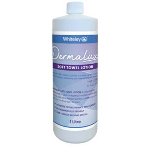 Whiteley Dermalux Soft Towel Lotion Superior Bed Bathing System 1 Litre - Each