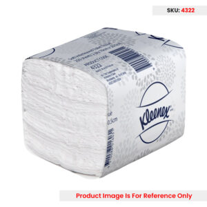 Kleenex Soft Interleaved Toilet Tissue 2 ply Toilet Paper 20.5cm X 10cm - Pack of 250