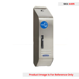 Kimberly Clark Professional Lockable Stainless Steel Interleaved Toilet Tissue Dispenser - Each