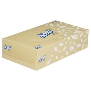 Scott 2 Ply Facial Tissues 19.5 X 20.5cm