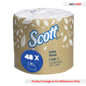 Scott Toilet Tissue Roll 1 Ply White 10 X 10cm - Each (Roll)
