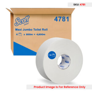 Scott Maxi Toilet Tissue Roll 1Ply 800m - Each (Roll)