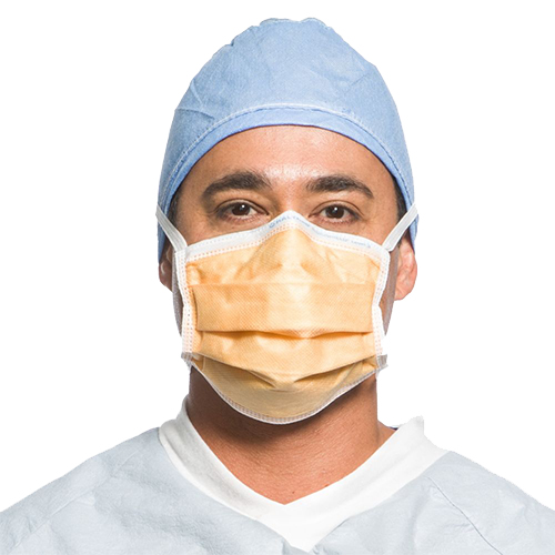 Halyard Fluidshield Level 3 Fog-Free Surgical Face Mask Tie Back
