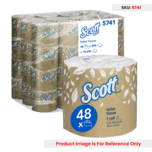 Scott Toilet Tissue White 2 Ply Roll 10 X 10cm - Each (Roll)