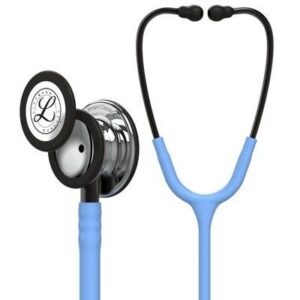 3M Littmann Classic III Monitoring Stethoscope Mirror Chestpiece Ceil Blue Tube Smoke Stem and Smoke Headset 69cm