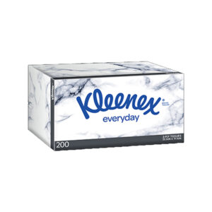 Kleenex Everyday Facial Tissue Unscented 19.5 X 20.5cm - Pack of 200