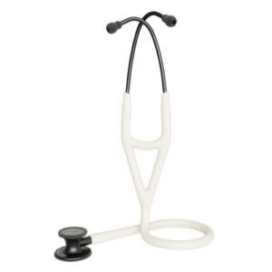 Littmann Cardiology IV Diagnostic Stethoscope Matte-Finish Chest Piece Alabaster Black Tube
