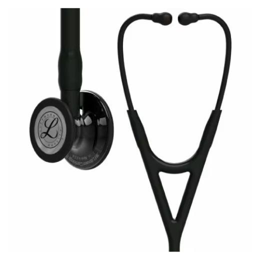 3M Littmann Cardiology IV Stethoscope With High Polish Smoke Chestpiece Black Tube 69cm Black Stem