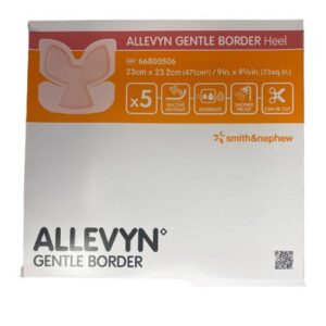 Smith+Nephew Allevyn Gentle Border Heel Dressing 23 x 23.2 cm - Each