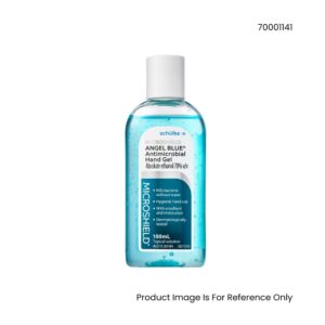 Microshield Angel Blue Antimicrobial Hand Sanitiser Gel 100ml - Each