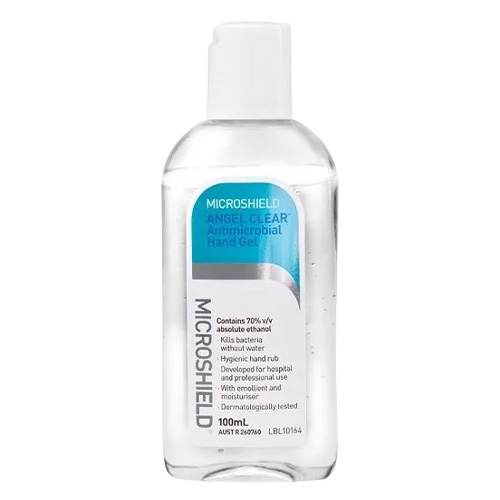 Microshield Angel Clear Antimicrobial Hand Gel 100ml - Each