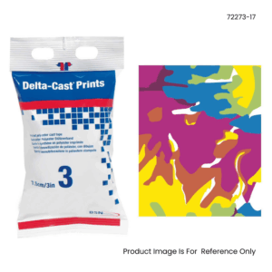Delta-Cast Prints Polyester Casting Bandage Pastel Patterned 15cm X 3.6m