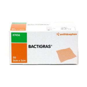 Smith+Nephew Bactigras Paraffin Gauze Dressing 5 x 5 cm - Each
