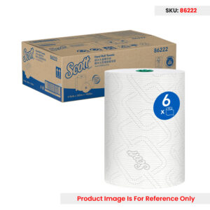 Scott Hard Roll Hand Towel 1 Ply White 305m