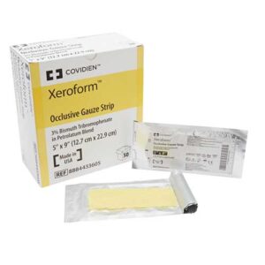 Xeroform Occlusive Petrolatum Gauze Strip 12.7 X 22.9 cm