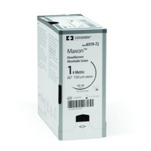 Maxon 4-0 C-13 19mm 45cm Clear Suture - Box (36 Pcs)