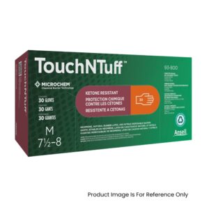 Ansell TouchNTuff 93-800 Multi-Layer Nitrile Gloves Orange