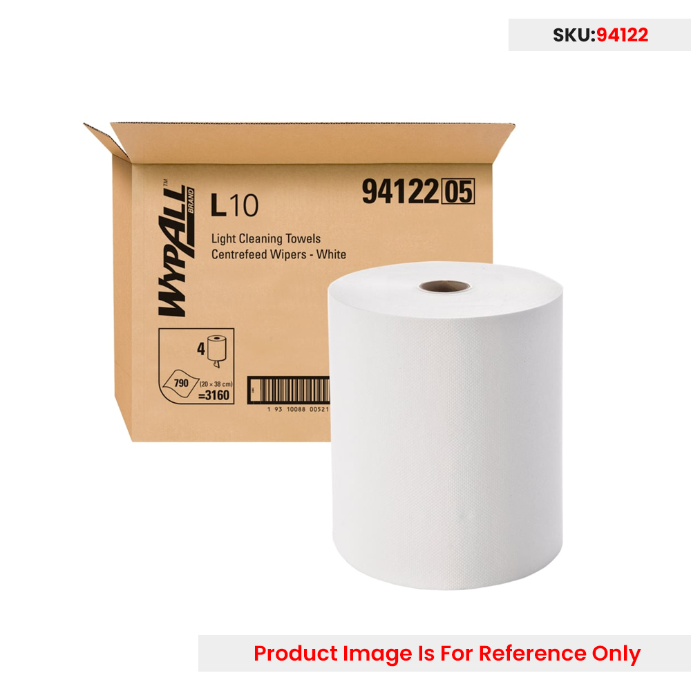 Wypall L10 Heavy Duty Centrefeed Wipers 300m - Each (Roll)