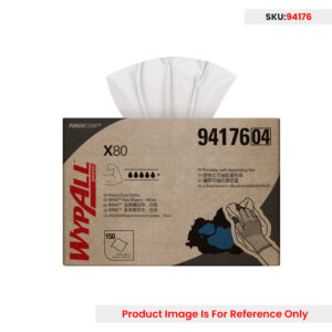 Wypall X80 Single Sheet White Wiper 31.5X 42.5cm - Each (Roll)