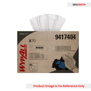Wypall X70 Single Sheet White Wiper