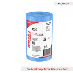 Wypall X60 Small Roll Blue Cleaning Wiper 24.5 X 42cm - Each (Roll)