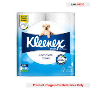 Kleenex Complete Clean Toilet Tissue 2Ply Roll 10 X 10cm