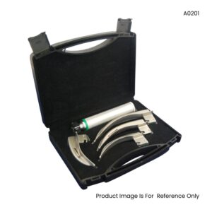 Armo Laryngoscopes Fibre Optic Set Xenon in Case
